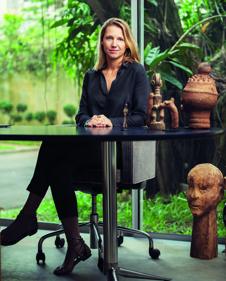 La galeriste Cécile Fakhoury. ISSAM ZEJLY